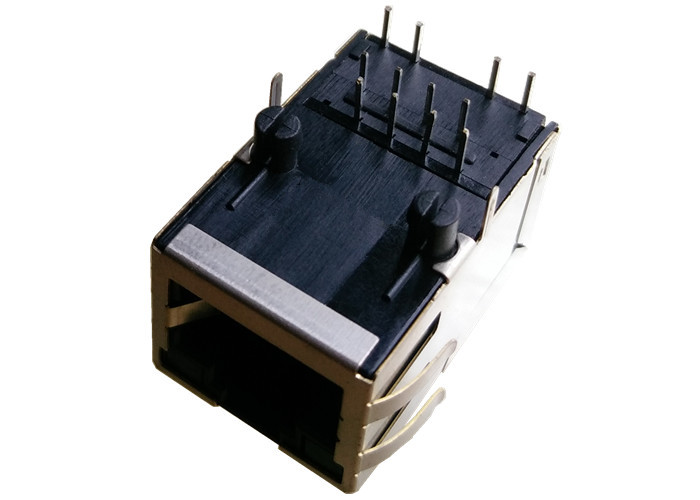 XRJH-01D-A-D9B-470 موصل منفذ واحد Rj45 مع المغناطيسية المتكاملة