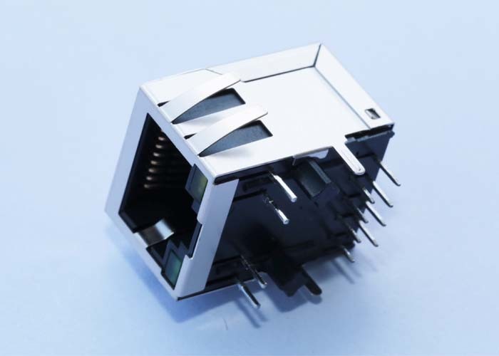 SS74800-038F منفذ واحد جيجابت موصل RJ45 وحدات مع LED LPJE160GDNL