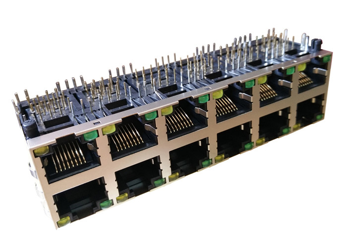 ARJM26A1-805-AA-EW2 2x6 مقابس وحدات مقبس RJ45 مع قاعدة 2.5G - T