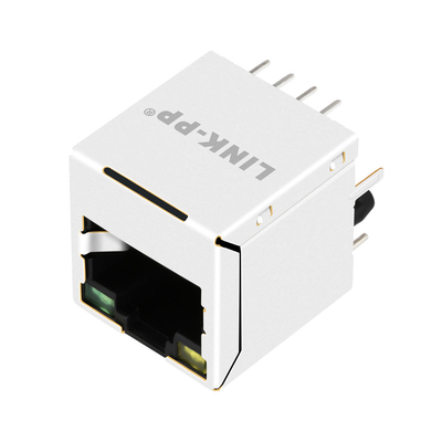 UDE RV8-ZZ-0026 متوافق مع LINK-PP 10G Base-T عمودي Rj45 Magjack مع أصفر / أخضر Led