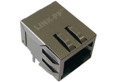 الأخضر LED Rj45 LPJ0012GFNL منفذ واحد وحدات إيثرنت التوصيل 10 / 100Mbps