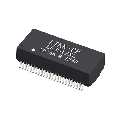 LP5012NL 1000 Base -T ثنائي المنافذ SMD Ethernet محولات مغناطيسية منفصلة مثبتة على السطح 48 دبوس