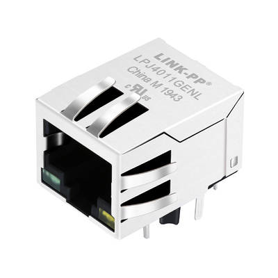 HFJ11-E2450E-L12RL ، LPJ4011GENL Lan Magnetics Rj45 Jack IEEE802.3
