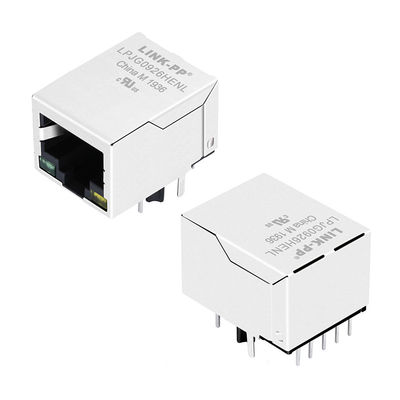 A70-112-331N126 Tab Down موصل RJ45 مغناطيسي إيثرنت مع POE + LPJG0926HENL
