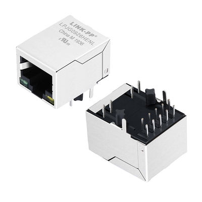 2337992-8 1000 قاعدة-ت منفذ واحد POE RJ45 إيثيرنت جاك Tab أسفل