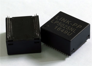 محولات مغناطيسية مدمجة رباعية جيجابت 4 منافذ 10/100 / 1000Base-T LP5025NL