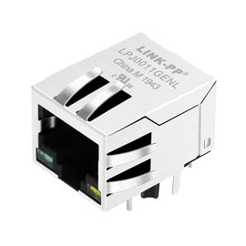 LPJ0011GENL RJ45 وحدات جاك 1 × 10/100 ميغابت Ehternet الصليب 13F-64GYDP2NL