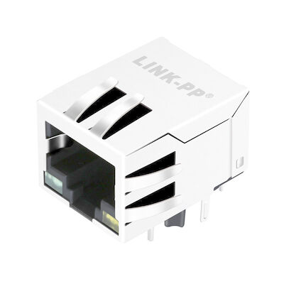 LPJ4320GENL POE Connector RJ45 10 / 100Mbps محمية W / LED عينات مجانية