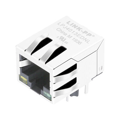 RJLBC-060TC1 RJ45 وحدات جاك 10/100 BASE-TX المصفاة LED المتكاملة