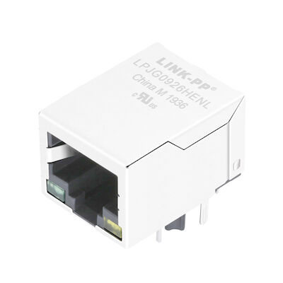 1x1 منفذ 1000Mbps POE + RJ45 وحدة توصيل المرشح LPJG0926HENL