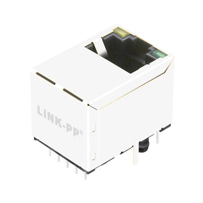 ARJ-148 1x1 Port 1000 Base-T RJ45 LAN عبر الفتحة موصلات إعادة التدفق LPJD4834BDNL