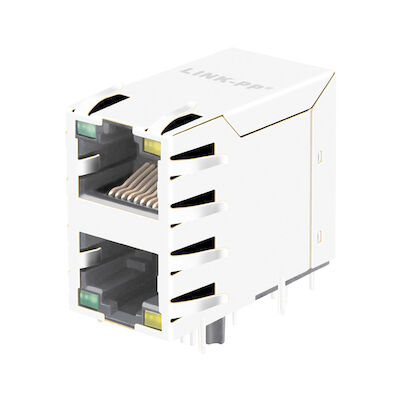 1-6368011-4 2x1 منفذ معياري RJ45 جاك موصل بدون مغناطيس LPJE17200AENL