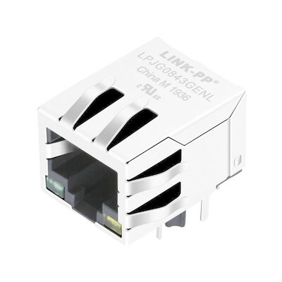 HR931143C 1000 Base-T RJ45 محول معياري جاك LPJG0843GENL