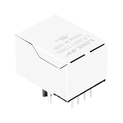 J0011D01NL CONN MAGJACK 1PORT 100 BASE-TX LPJ0011DNL من خلال فتحة لا المصابيح