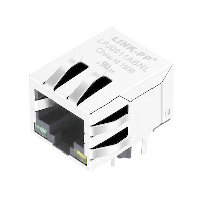 تبديل HFJ11-2450E-LS12RL RJ45 وحدات جاك 10 / 100BASE تي LPJ0011ABNL الشبكة