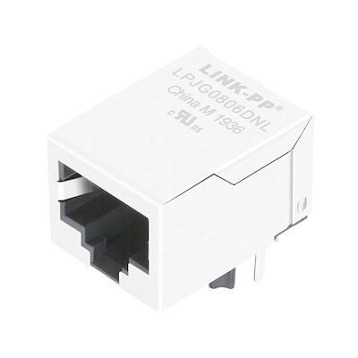 HR901130A RJ45 مع المتكاملة 10 / 100BT مغناطيسات THT محمية LPJG0806DNL