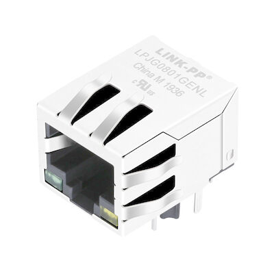 RJ-101G50E 10 Pin Rj45 Connector، Gigabit Jack LPJG0801GENL