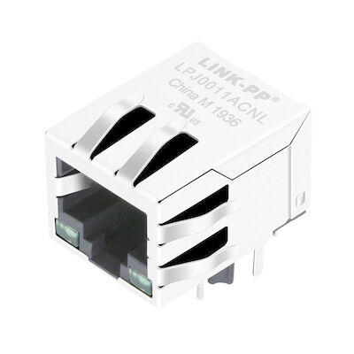 LPJ0011ACNL RJ45 1 x 10/100 Mbit Ethernet LED Indicator 8p8c
