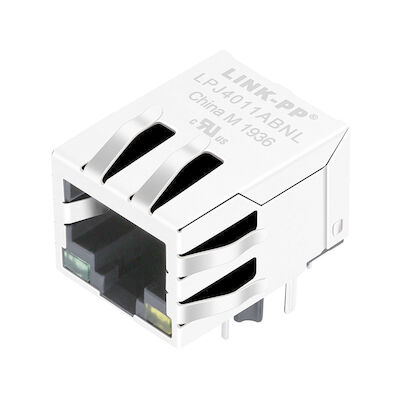 LPJ4011ABNL Cross MIC24013-5104T-LF3 10 / 100Mbps Rj45 With LED 74990112121