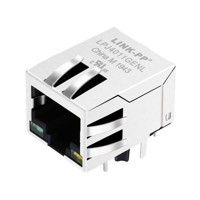 J00-0076 RJ45 وحدات جاك المتكاملة 10 / 100Base-T LPJ4011GENL IP-PBX