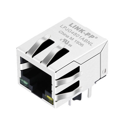 الصمام 1500Vmrs RJ45 وحدات جاك ، XFGIG8M-CAGY1-4MS مع 1000M محول