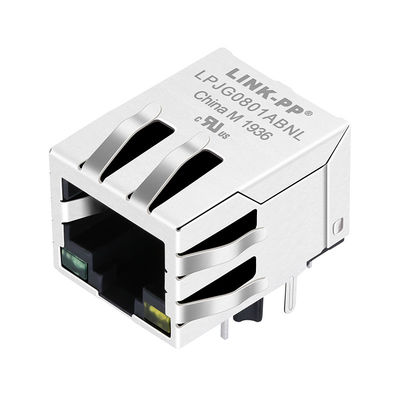 KLA1T109-43 LF المغناطيسي RJ45 جاك ، مباراة ATMEGA88PV-10MUR للتبديل جيجابت