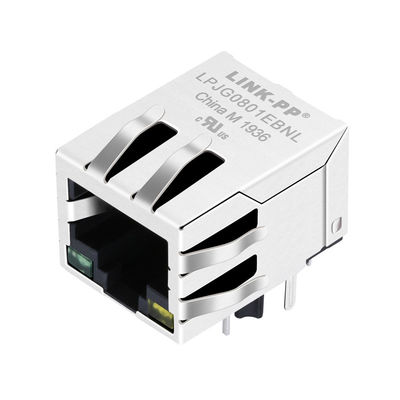 48F-01GY2DPL2NL 10 Pin Rj45 Connector Match ATMEGA88P-20AUR GigaBit Ethernet