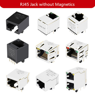 95501-6889 موصل مقبس سطح جبل Rj45 منخفض المستوى LPJE8802NNL