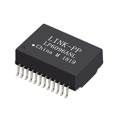 749022017 جيجابت لان إيثرنت محول مغناطيسي 24 دبوس POE / POE + 802.3af 802.3at LP6096ANL