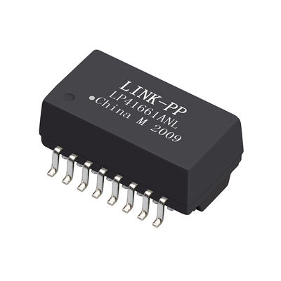 XFMRS-05C 10/100 Base-T PoE + محول مغناطيسي LAN أحادي المنفذ LP41661ANL