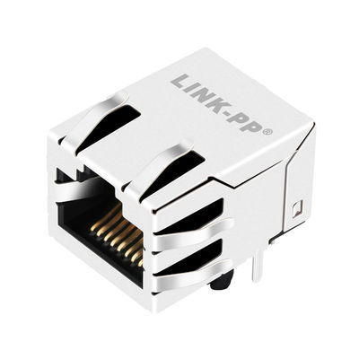 LPJ16801CNL Cross MJFR0429 أحادي المنفذ موصل تثبيت Pcb Lan 100M Rj45 Jacks Interface