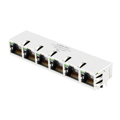 JG0-0070NL جيجابت لان 1x6 منفذ مقابس الإنترنت RJ45 موصلات إيثرنت