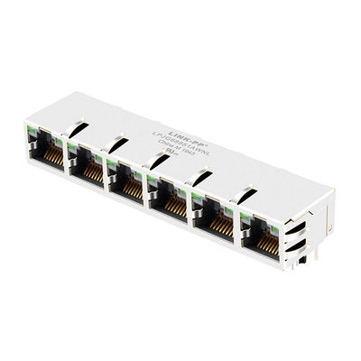 نبض 1X6 JG0-0027NL تبويب-UP RJ45 10-دبوس مع مغناطيسي الداخلية