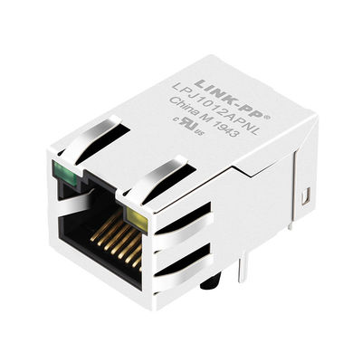 J1012F21R 10 / 100BT RJ45 مع موصل محمي مغناطيسي مدمج LPJ1012APNL