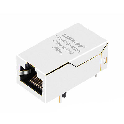 JK0-0018NL 1x2 Port 1000 Base-T بدون Led Ethernet Lan Port Network جاك RJ45 موصل إيثرنت صناعي