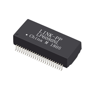 H6101NLT بديل دبوس إلى دبوس POE جيجابت المغناطيسي XFMR 1CT: 1CT ، SMD LP6080NL