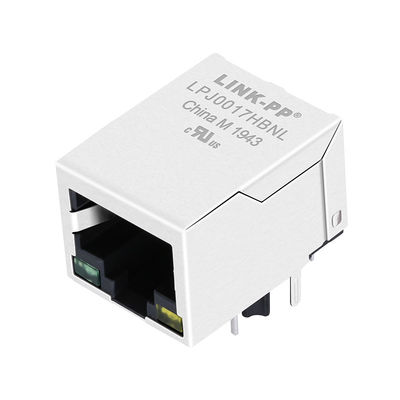 LJ-H41S1C-14-F 10/100 Base-T منفذ واحد أخضر / أصفر المصابيح RJ-45 وحدة الموصل LPJ0017HBNL