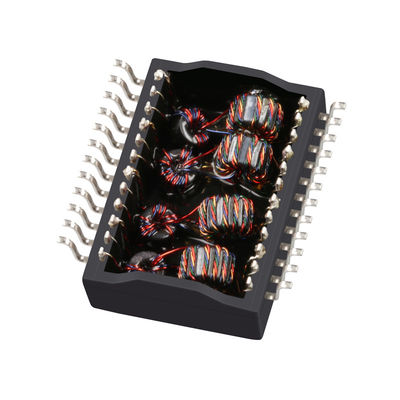 TG2G-HPE10NZ5LF 2.5G Bit 1A 24Pin PoE SMD LAN محول مغناطيسي
