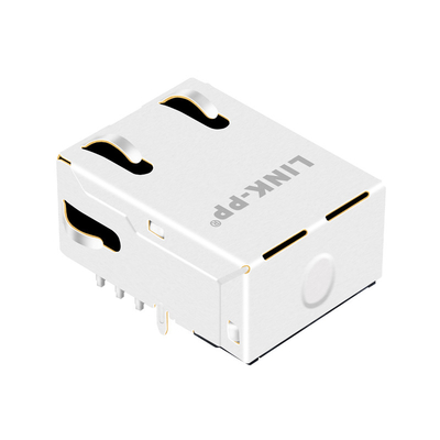 10G Base-T Tab Up 1 Port Magnetic RJ45 جاك G15-111T-076C