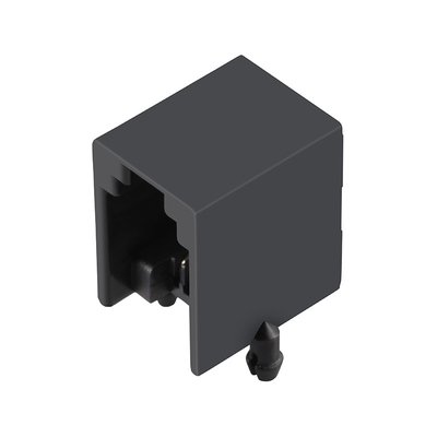 90 درجة الزاوية اليمنى 6p2c Tab Up Unshielded Rj11 Modular Jack E5362-3006g2-L