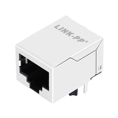 JX0C-0005NLT 10/100 Base-T Tab Down 1 Port Surface Mount Rj45 Ethernet Jack بدون Led
