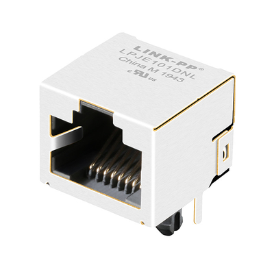 E5J88-00LJG2-L 1X1 Port RJ45 Modular Jack Tab Up دخول جانبي محمي بدون Led