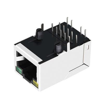 HR851113AE متوافق LPJ6049BGNL منفذ واحد RJ45 مقبس شبكة 100 Base-T Tab Up
