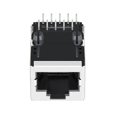 46F-1451NWZ2NL مقوم ديود 1x1 منفذ POE Rj45 أنثى موصل 100 Base-T Tab Up بدون المصابيح