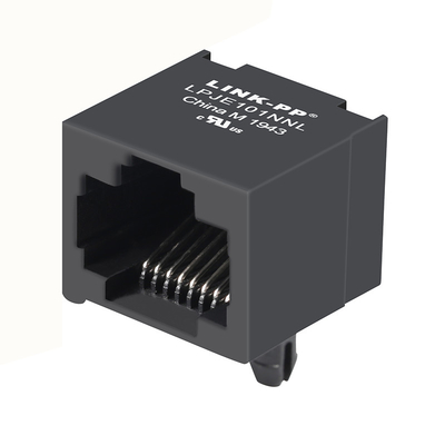 43860-5025 متوافق LPJE101NNL Tab UP 8P8C RJ45 وحدات جاك بدون مغناطيس