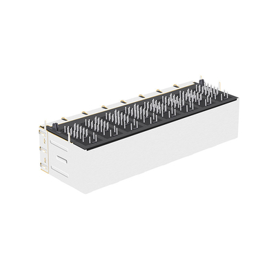 JT5-2810NL 10G Base-T RJ45 موصلات أنثى 2x8 منفذ FR4 ثنائي الفينيل متعدد الكلور