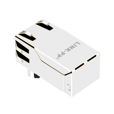 0813-1X1T-M1-F تبويب أسفل 1000 Base-T POE RJ45 Jack 1 Port بدون Led RoHS