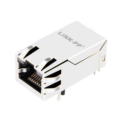 56F-18012DDD2NL منفذ واحد POE RJ45 موصل أنثى 2.5G BASE-T Tab Up مع Led