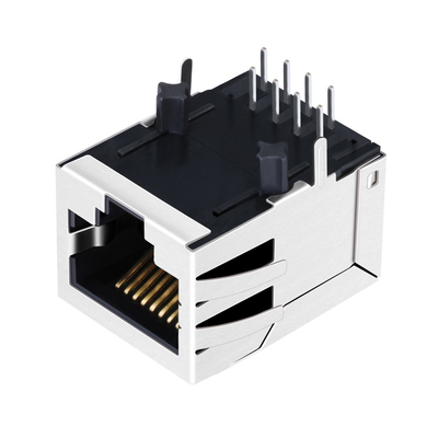 ARJM11A1-009-NN-ER3 NO Led 100 BASE-T Tab Down منفرد RJ45 وحدة مغناطيسية 8PIN