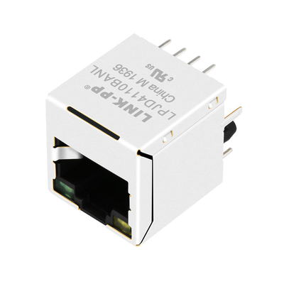 RJ4530H-R01 100 Base-T عمودي موصل RJ45 أصفر / أخضر LED ورقة بيانات LPJD4110BANL